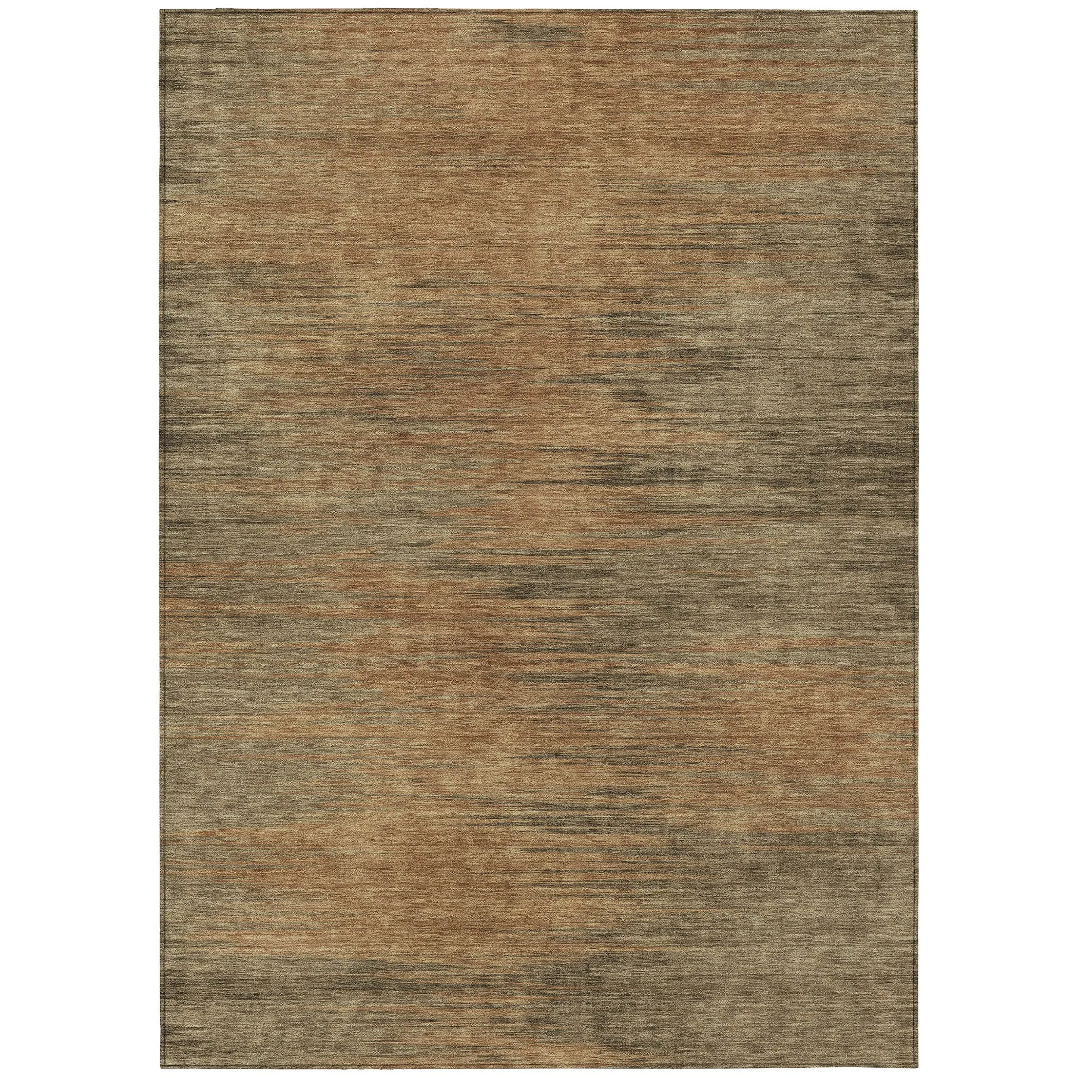 Machine Washable Indoor/ Outdoor Chantille Solid Ombre Rug