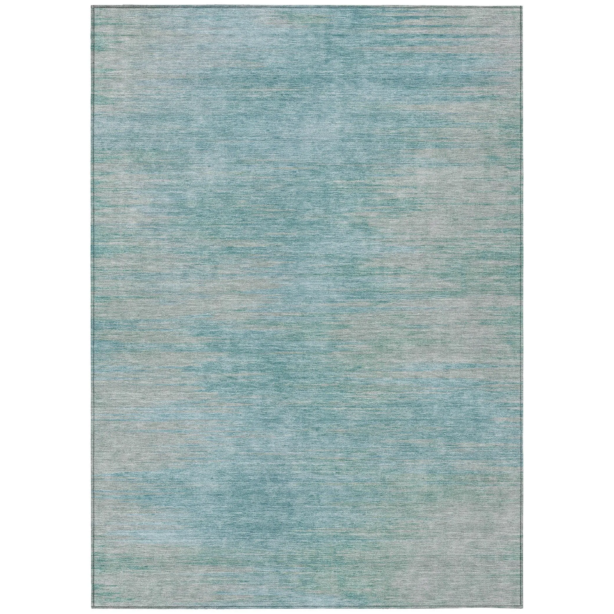 Machine Washable Indoor/ Outdoor Chantille Solid Ombre Rug