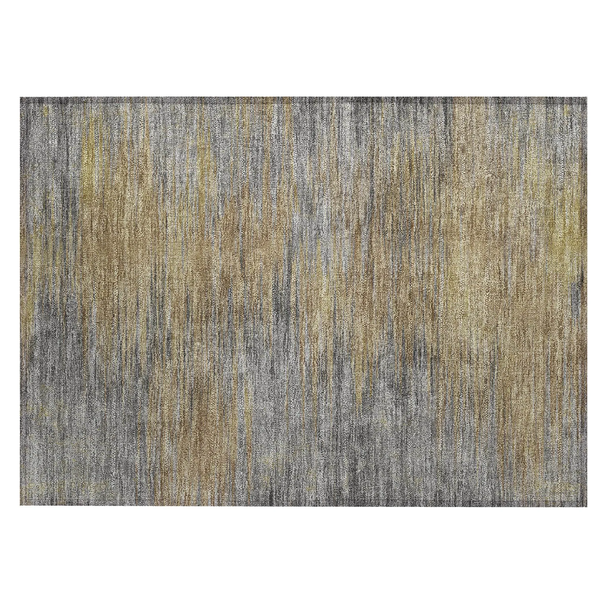 Machine Washable Indoor/ Outdoor Chantille Solid Ombre Rug