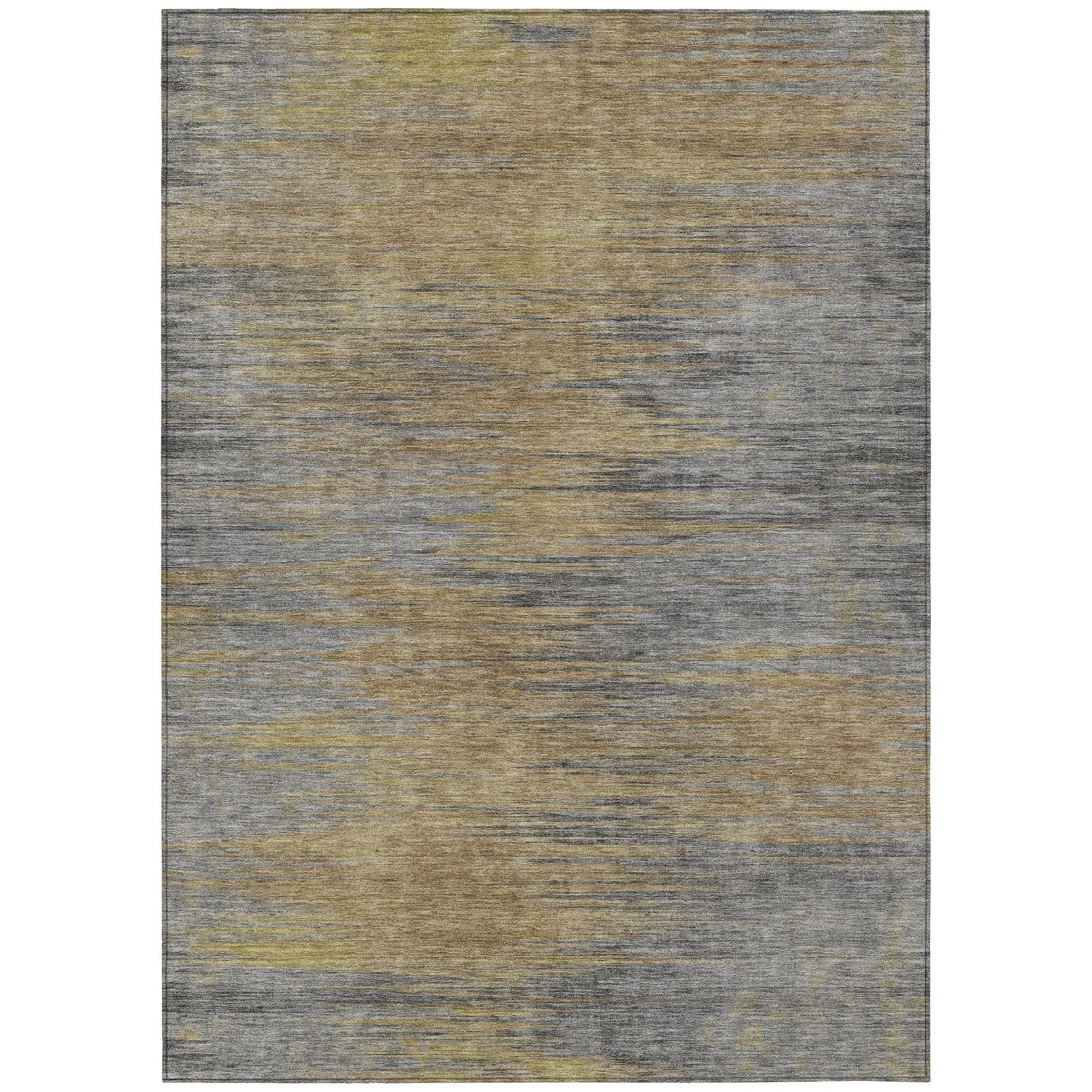 Machine Washable Indoor/ Outdoor Chantille Solid Ombre Rug
