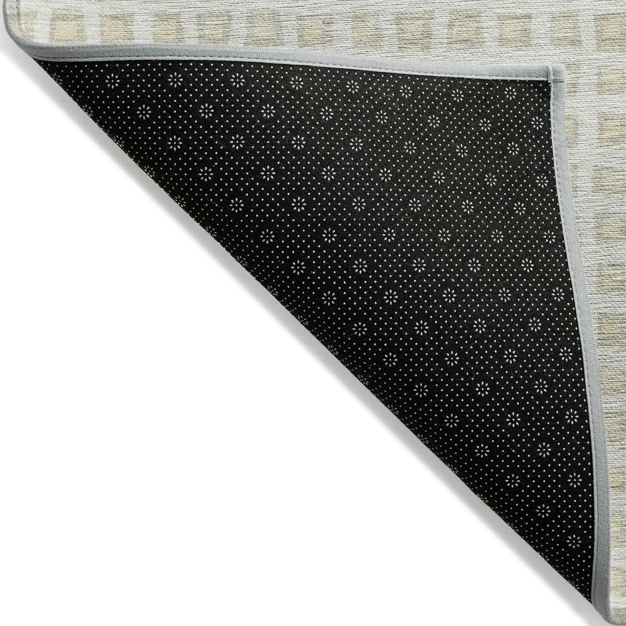 Machine Washable Indoor/ Outdoor Chantille Squared Rug