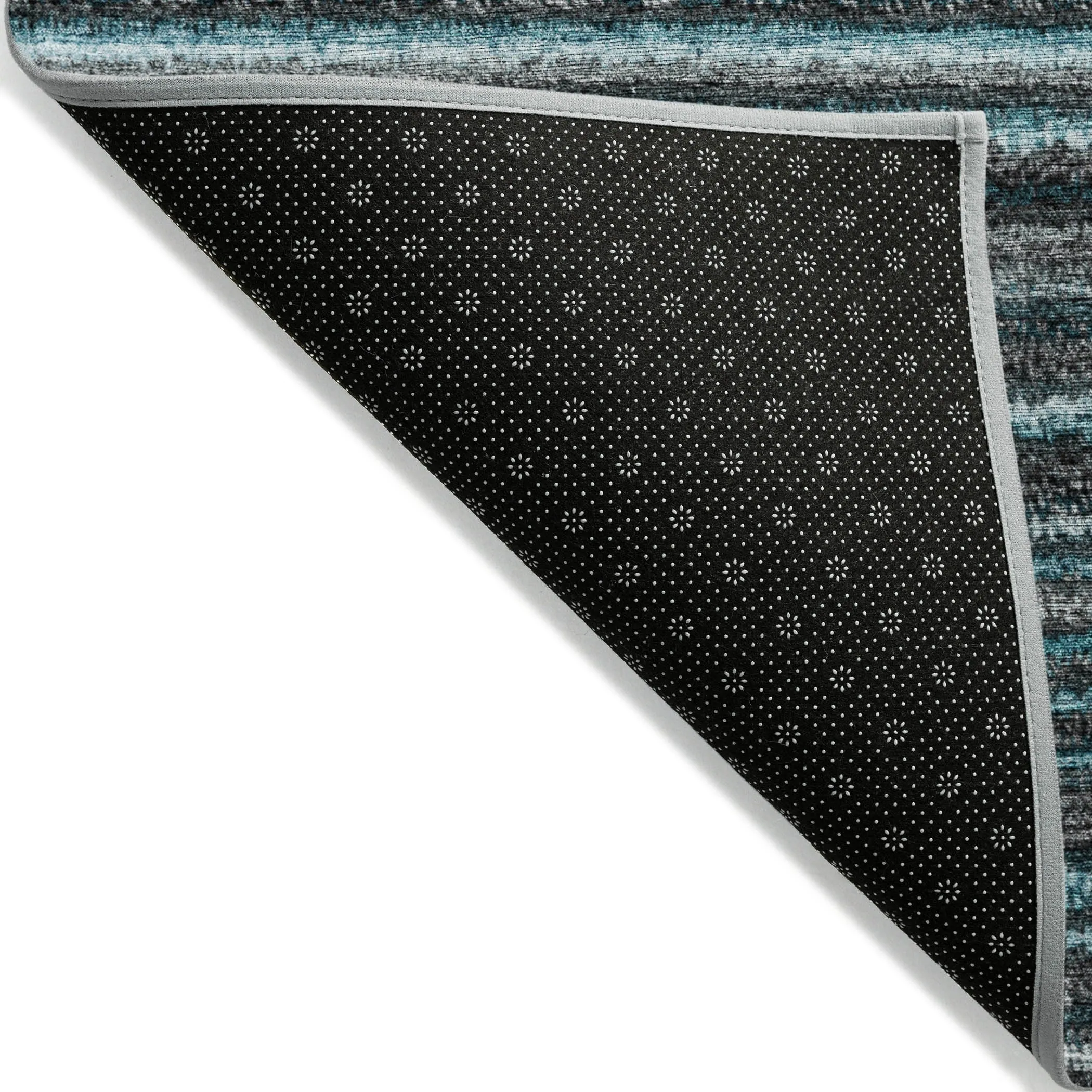 Machine Washable Indoor/ Outdoor Chantille Stripes Rug