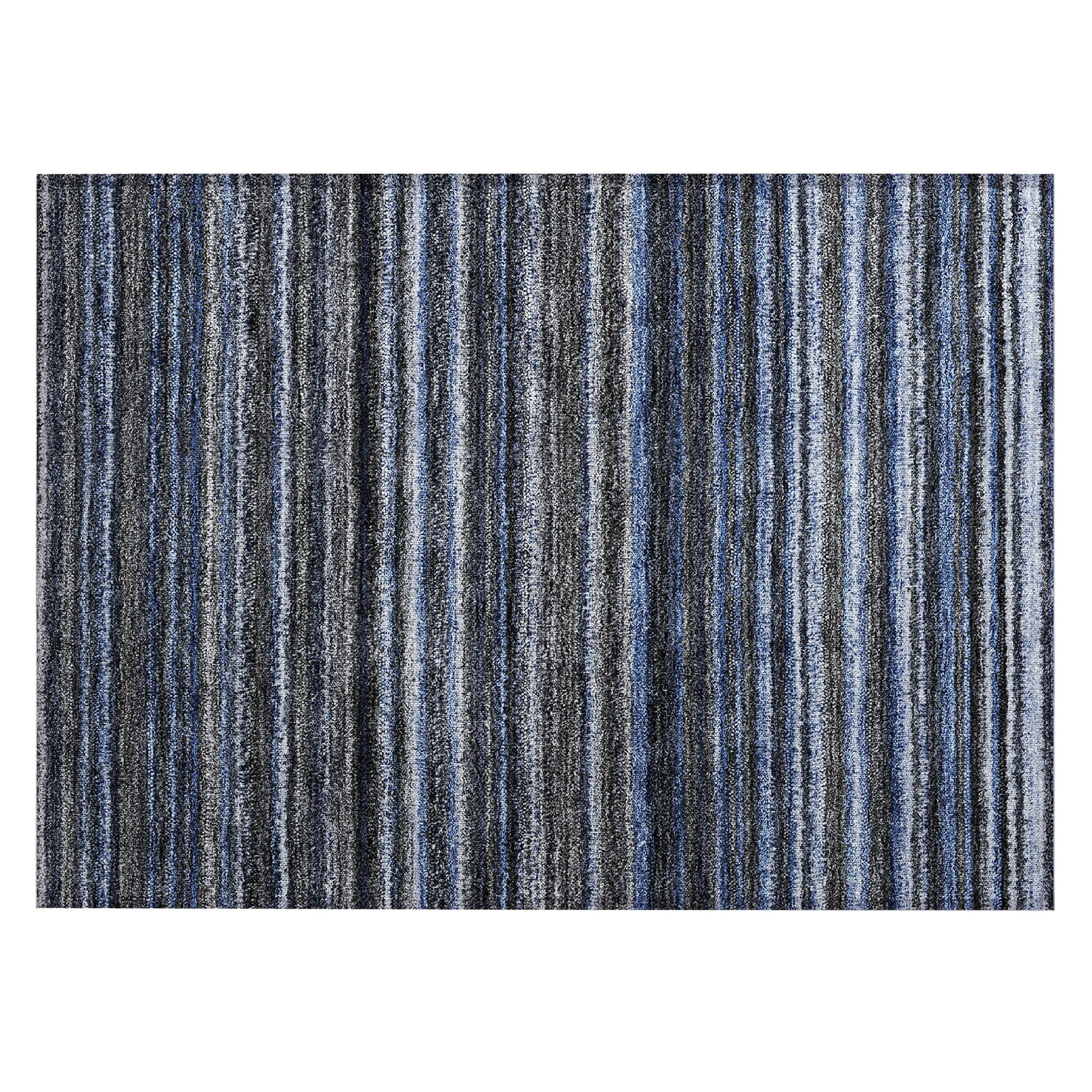 Machine Washable Indoor/ Outdoor Chantille Stripes Rug