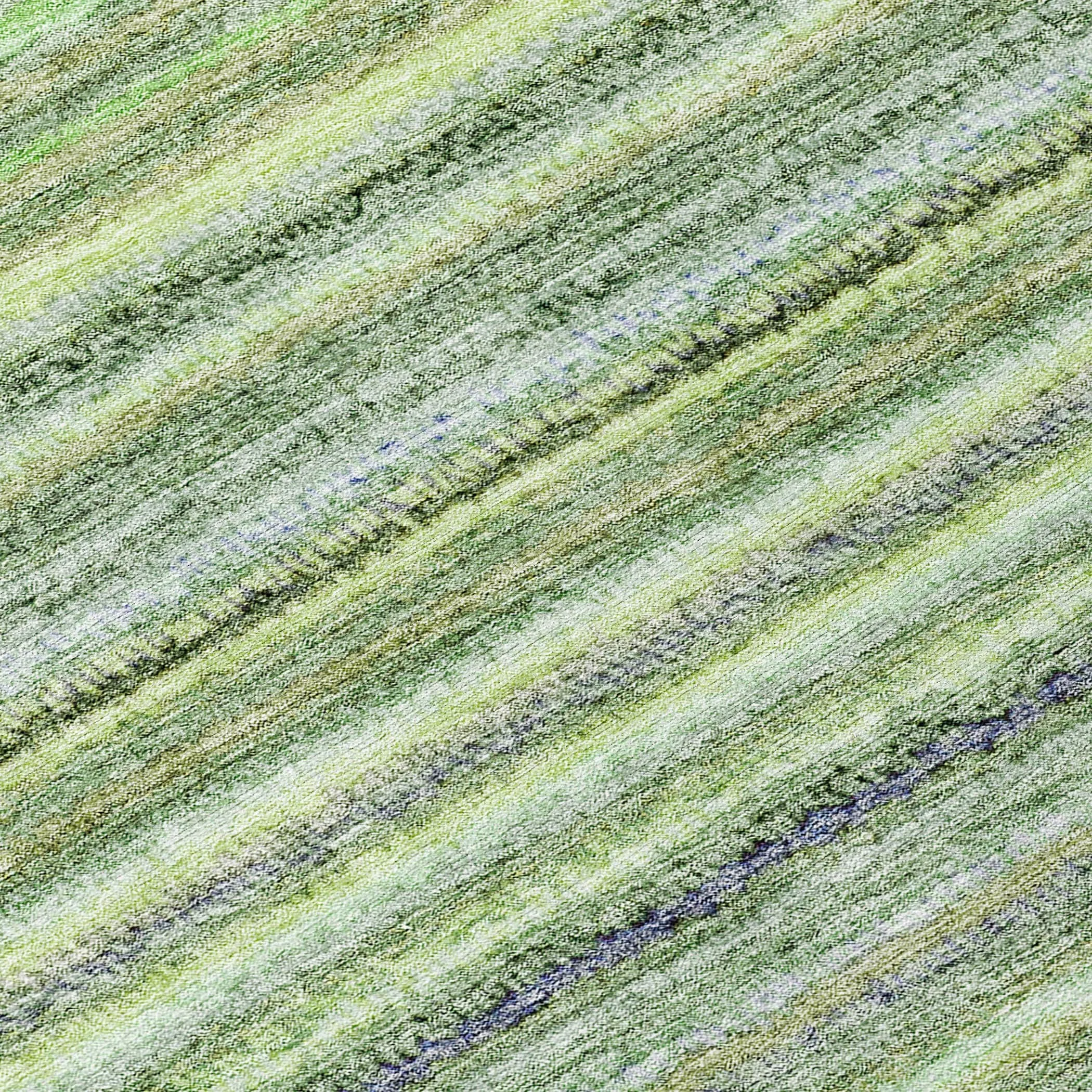 Machine Washable Indoor/ Outdoor Chantille Stripes Rug