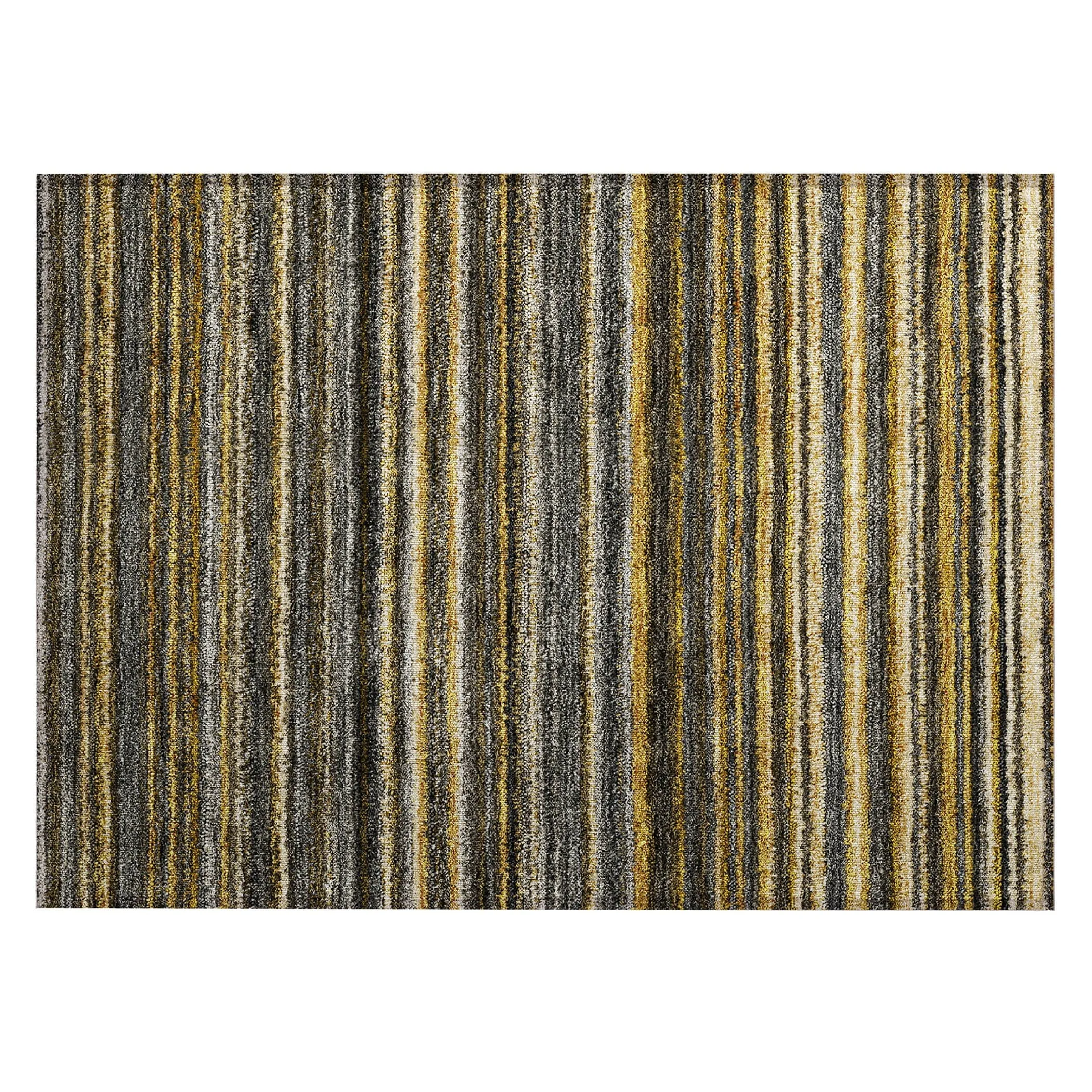 Machine Washable Indoor/ Outdoor Chantille Stripes Rug