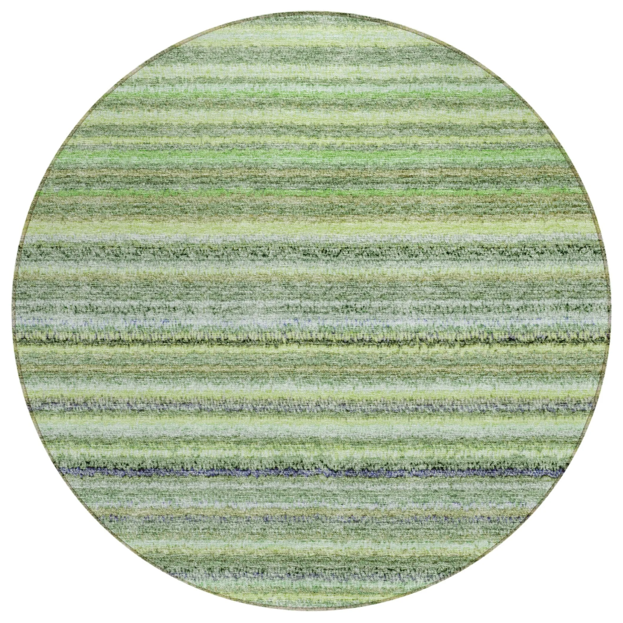 Machine Washable Indoor/ Outdoor Chantille Stripes Rug
