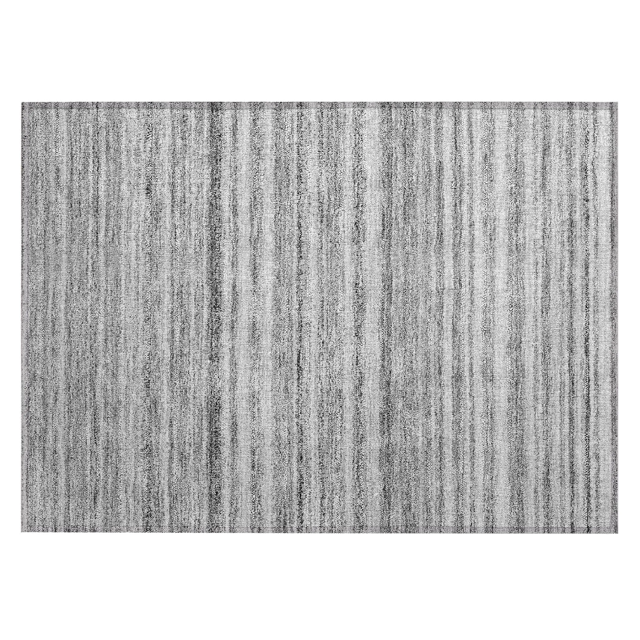 Machine Washable Indoor/ Outdoor Chantille Stripes Rug
