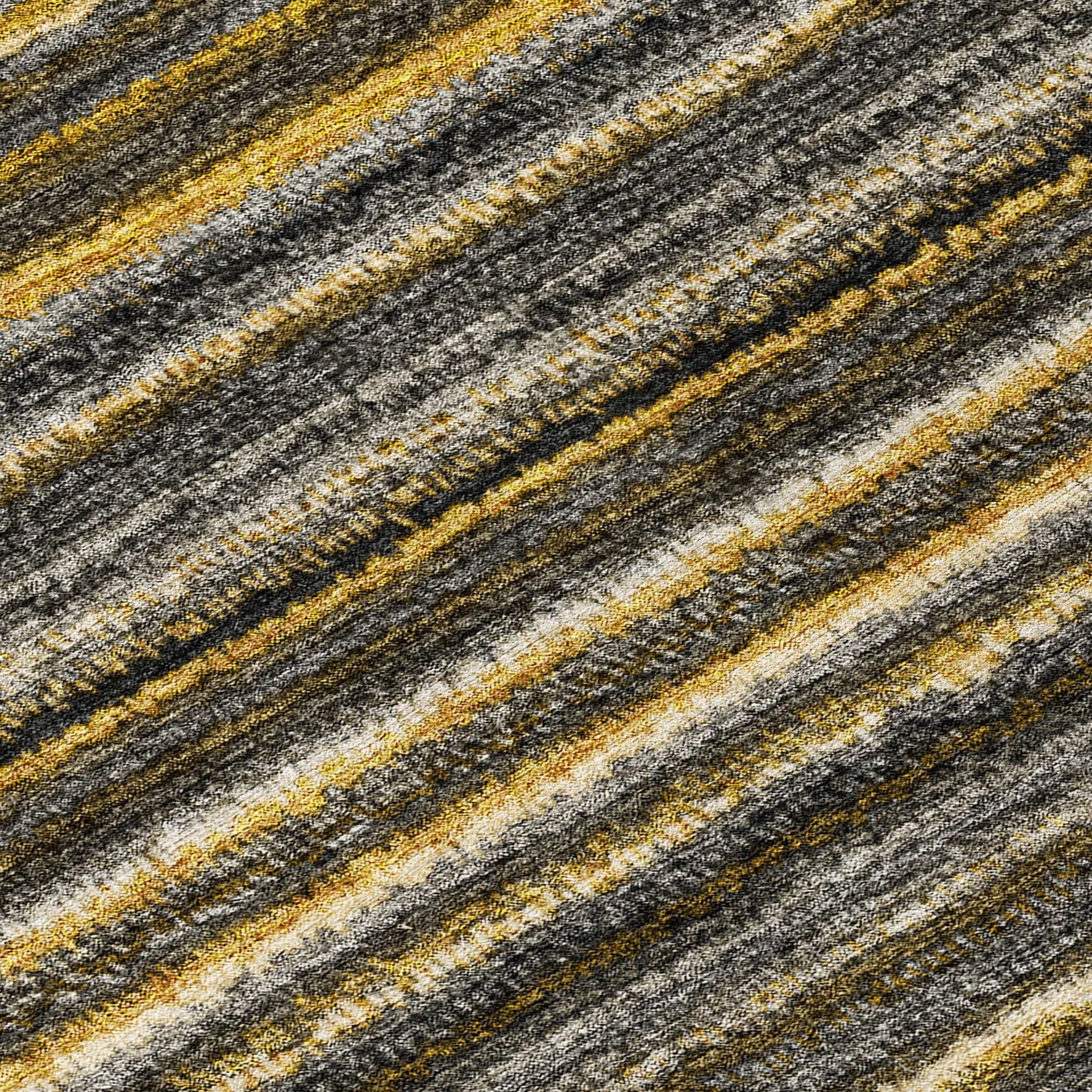 Machine Washable Indoor/ Outdoor Chantille Stripes Rug