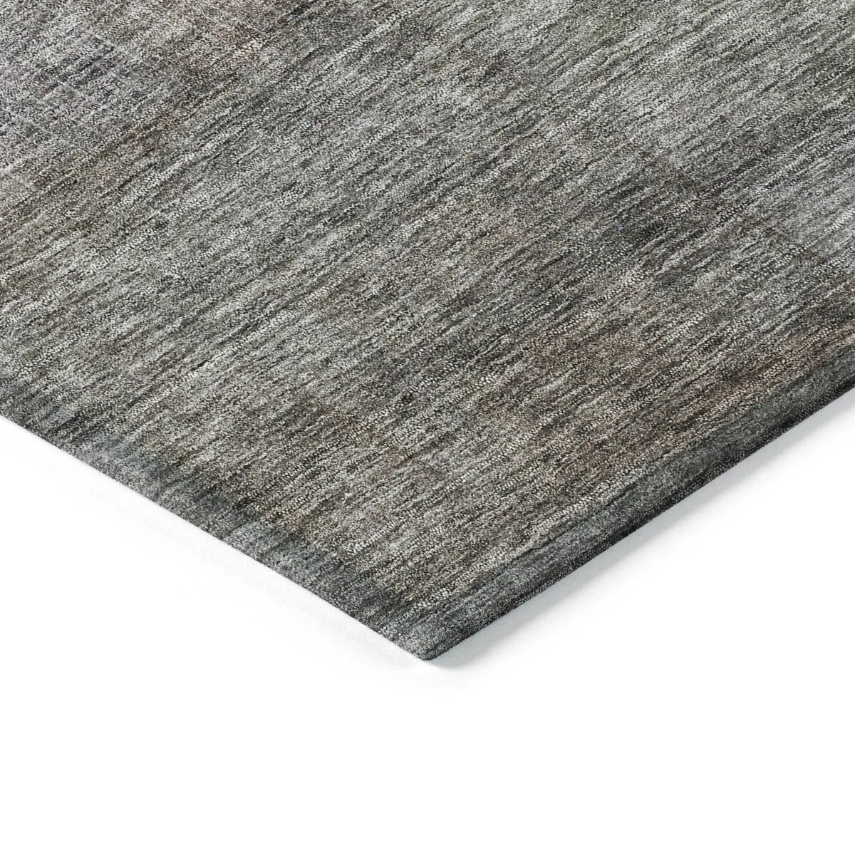 Machine Washable Indoor/ Outdoor Contemporary Abstract Chantille Rug