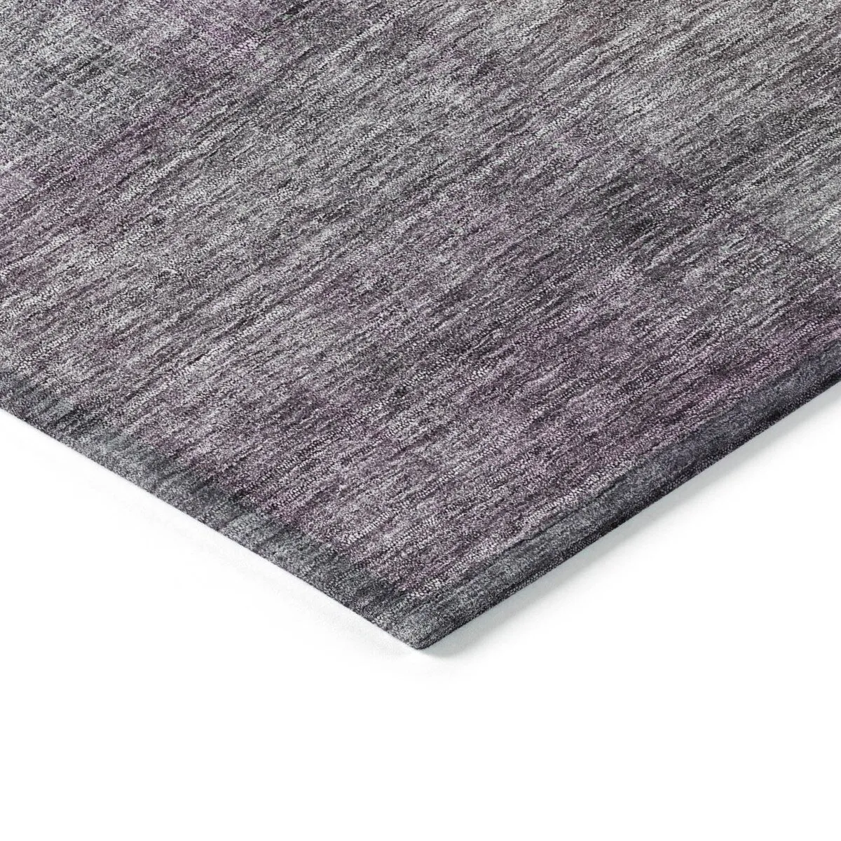 Machine Washable Indoor/ Outdoor Contemporary Abstract Chantille Rug