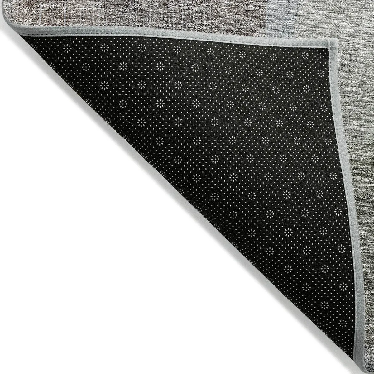 Machine Washable Indoor/ Outdoor Contemporary Abstract Chantille Rug