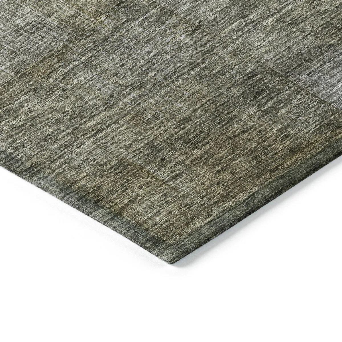 Machine Washable Indoor/ Outdoor Contemporary Abstract Chantille Rug