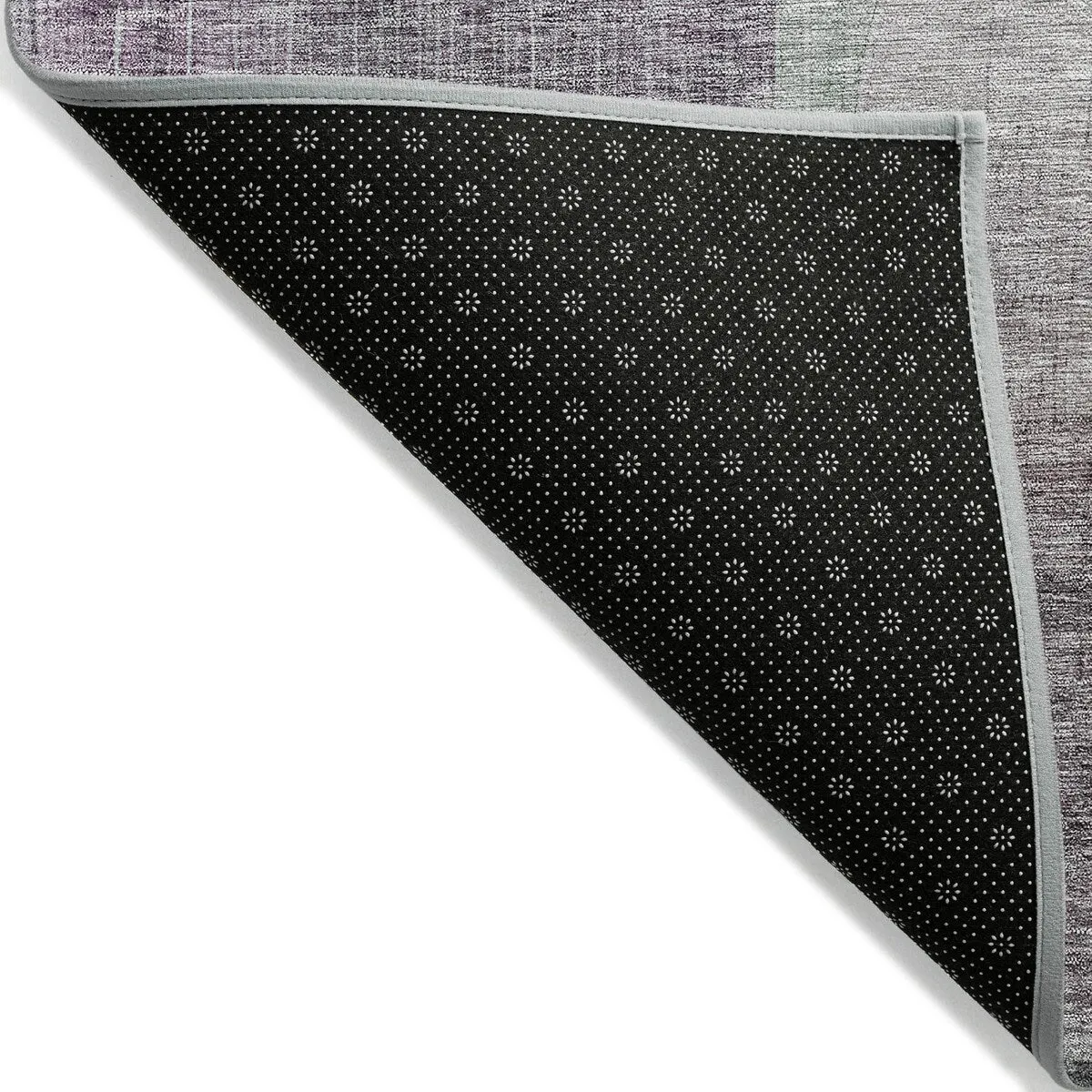 Machine Washable Indoor/ Outdoor Contemporary Abstract Chantille Rug