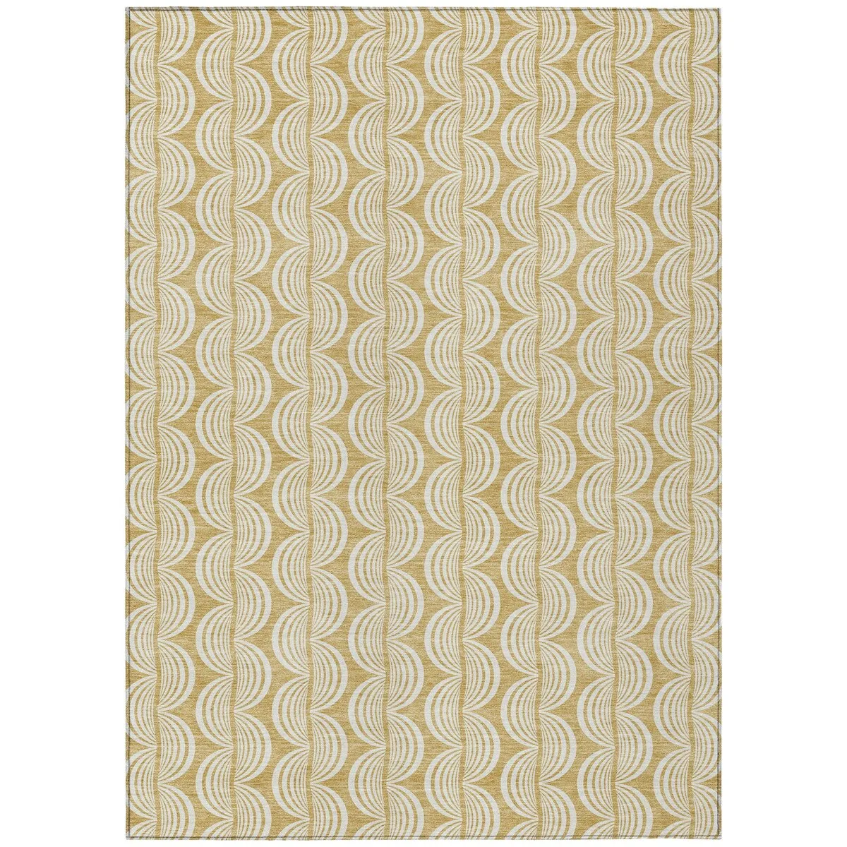 Machine Washable Indoor/ Outdoor Contemporary Chantille Rug