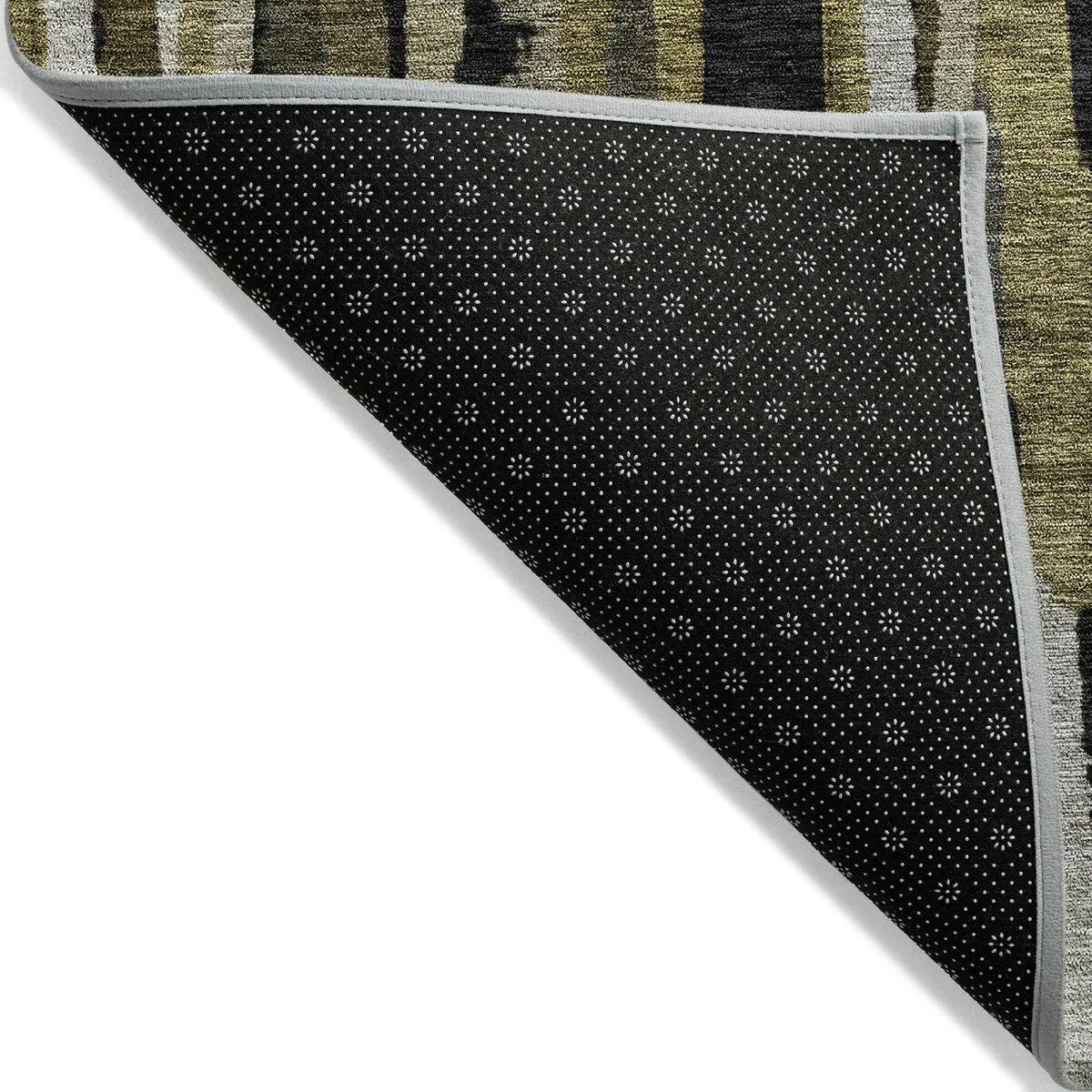Machine Washable Indoor/ Outdoor Contemporary Chantille Rug