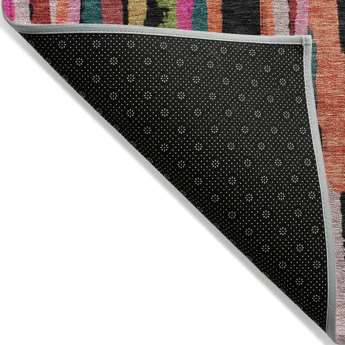 Machine Washable Indoor/ Outdoor Contemporary Chantille Rug