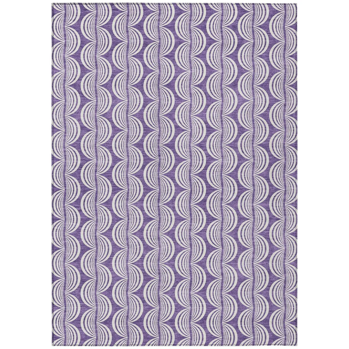 Machine Washable Indoor/ Outdoor Contemporary Chantille Rug
