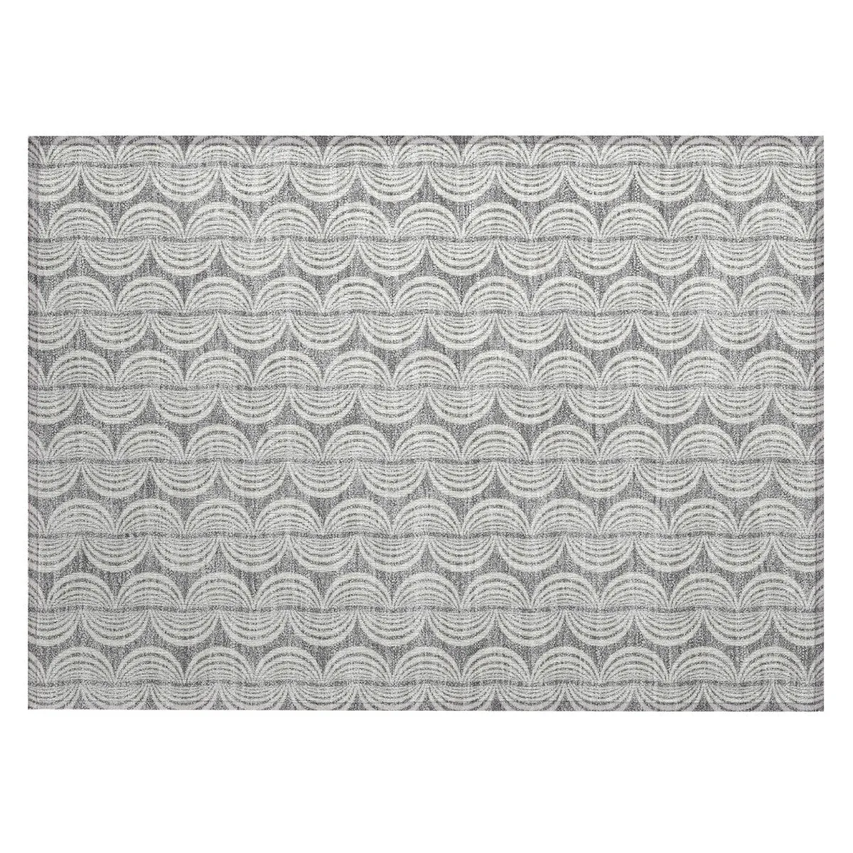 Machine Washable Indoor/ Outdoor Contemporary Chantille Rug