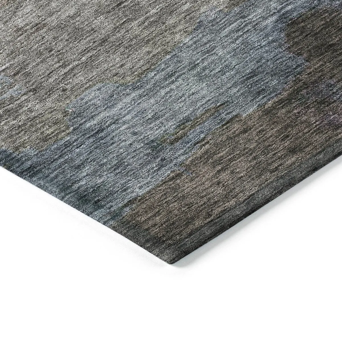Machine Washable Indoor/ Outdoor Contemporary Chantille Rug