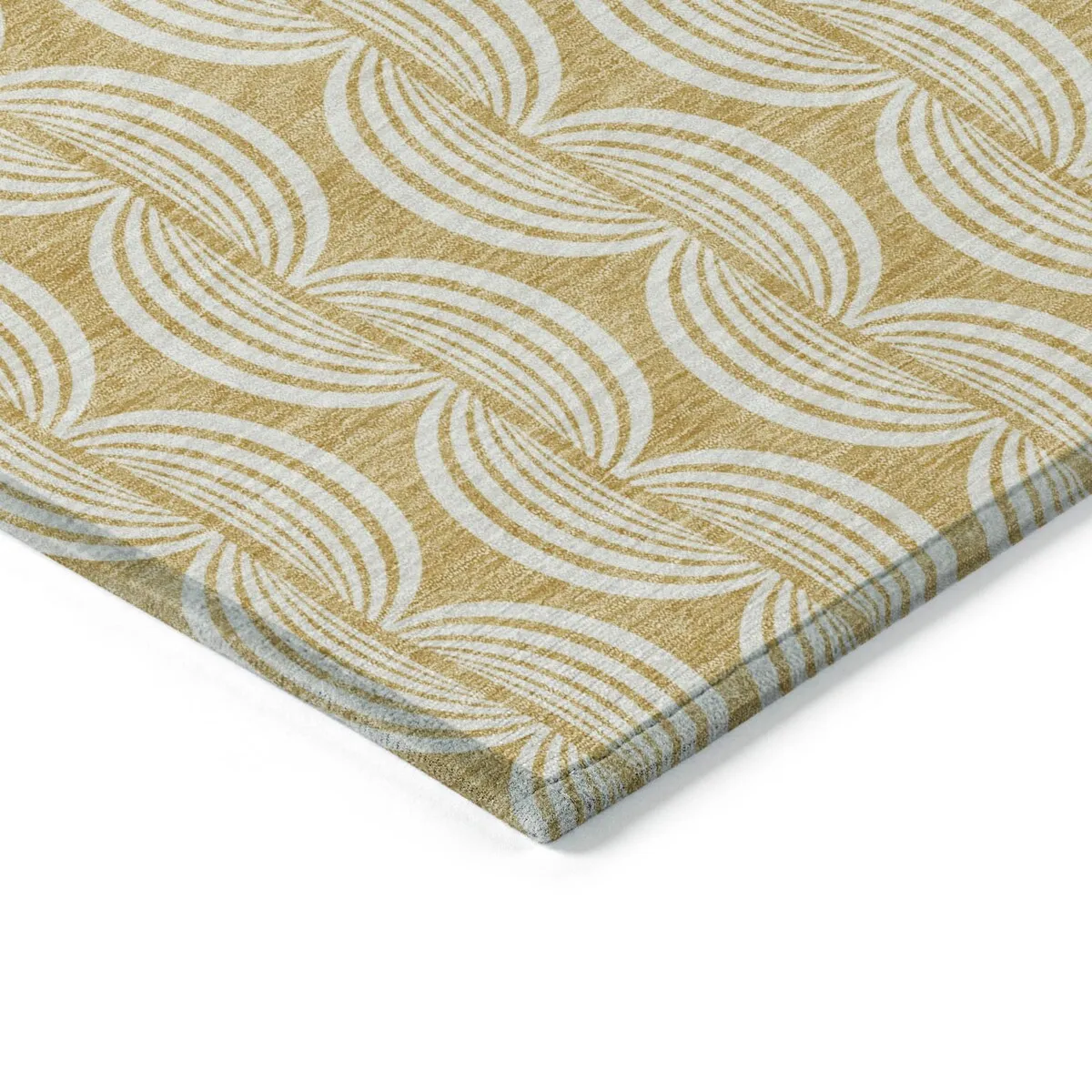 Machine Washable Indoor/ Outdoor Contemporary Chantille Rug