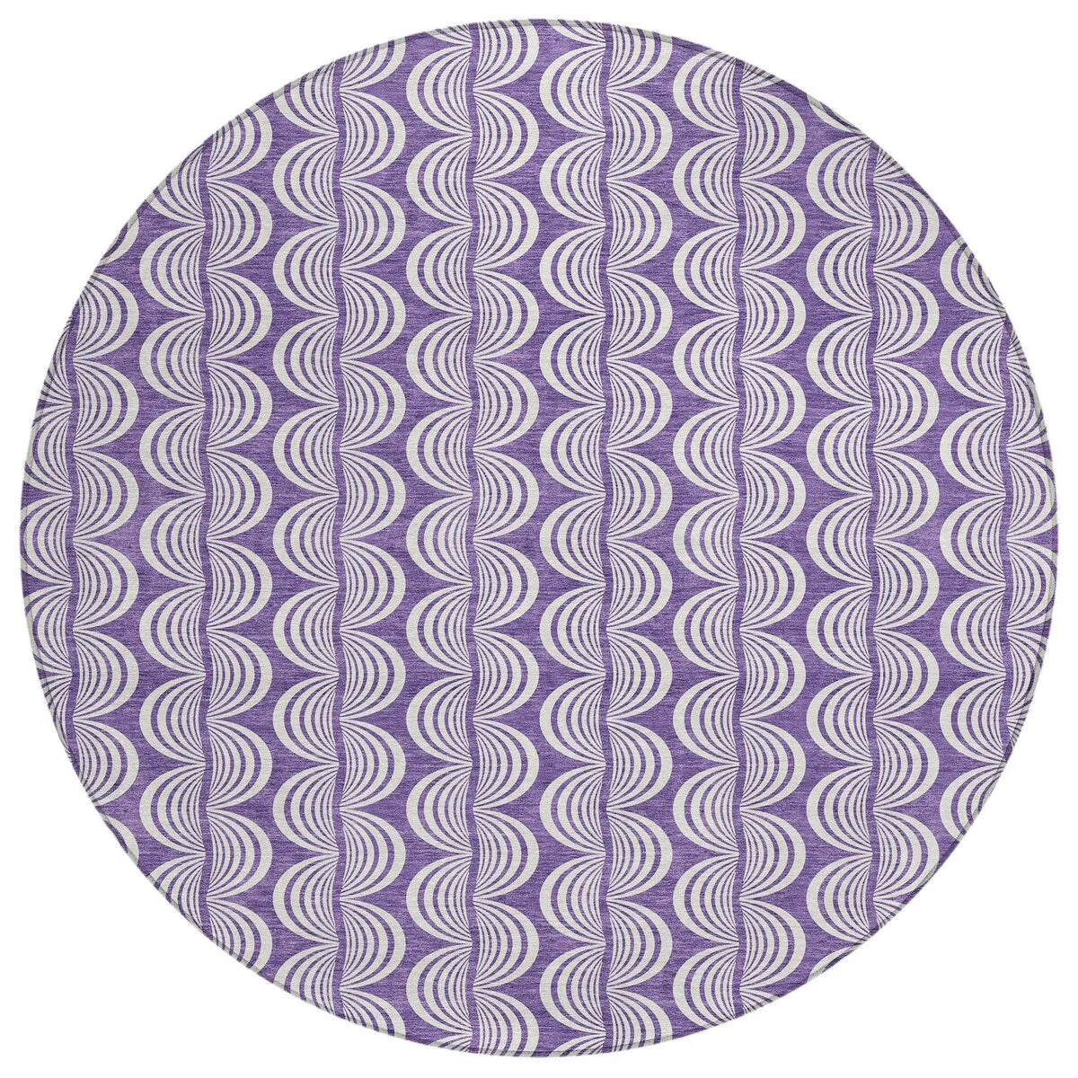 Machine Washable Indoor/ Outdoor Contemporary Chantille Rug