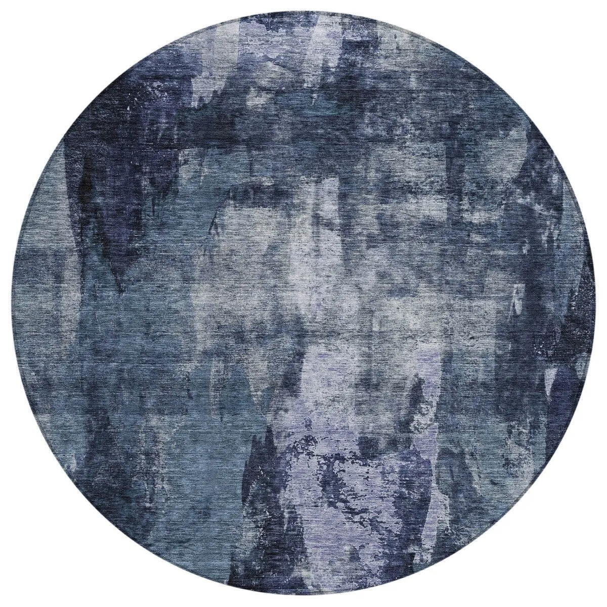Machine Washable Indoor/ Outdoor Contemporary Chantille Rug