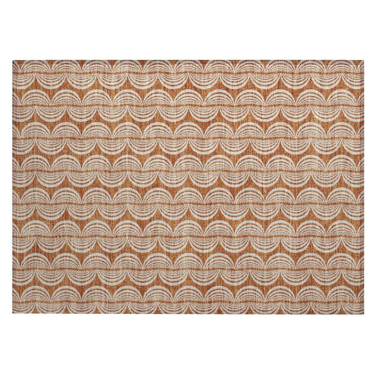 Machine Washable Indoor/ Outdoor Contemporary Chantille Rug