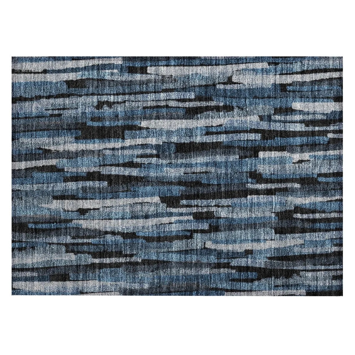 Machine Washable Indoor/ Outdoor Contemporary Chantille Rug