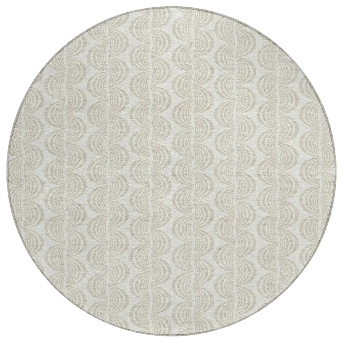 Machine Washable Indoor/ Outdoor Contemporary Chantille Rug