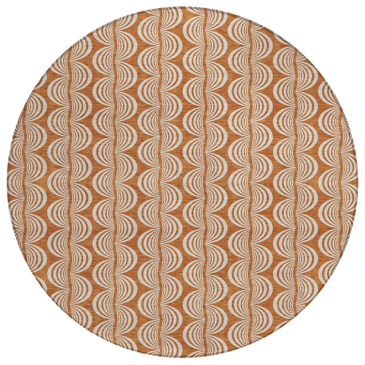 Machine Washable Indoor/ Outdoor Contemporary Chantille Rug