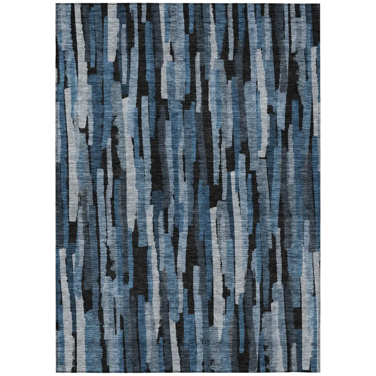 Machine Washable Indoor/ Outdoor Contemporary Chantille Rug