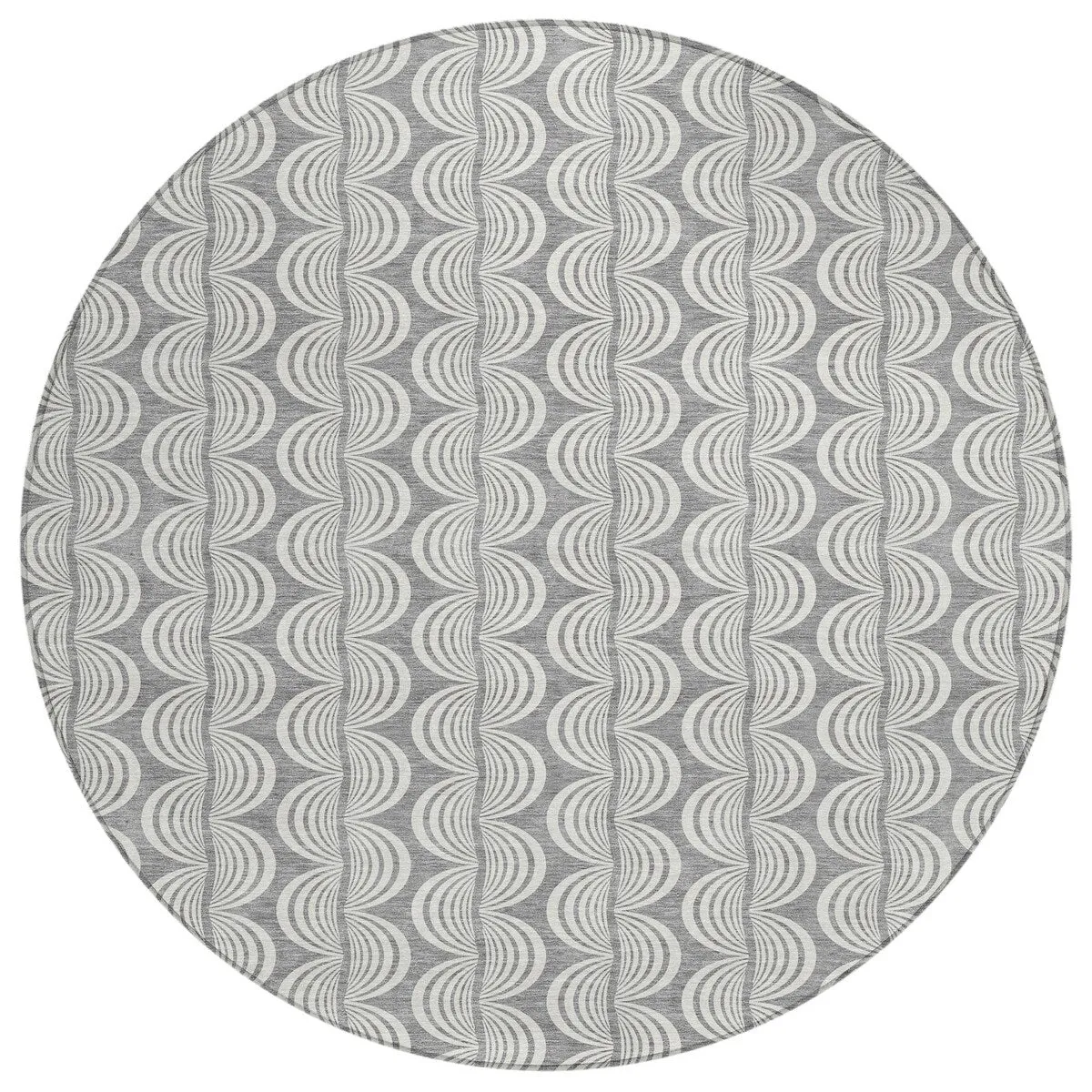 Machine Washable Indoor/ Outdoor Contemporary Chantille Rug