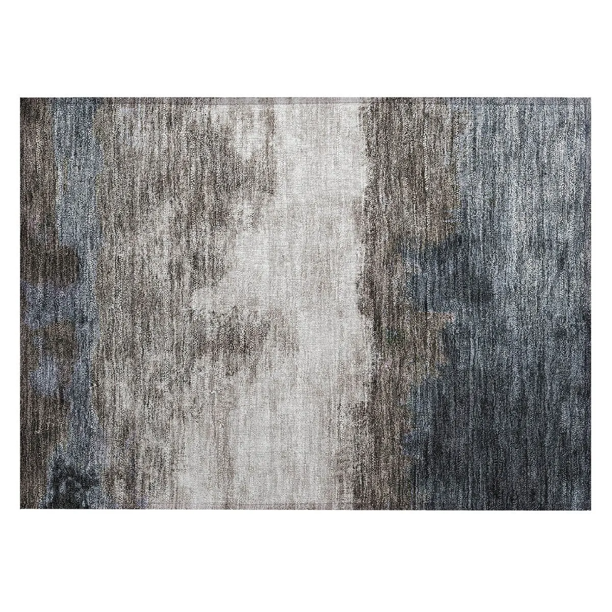 Machine Washable Indoor/ Outdoor Contemporary Chantille Rug