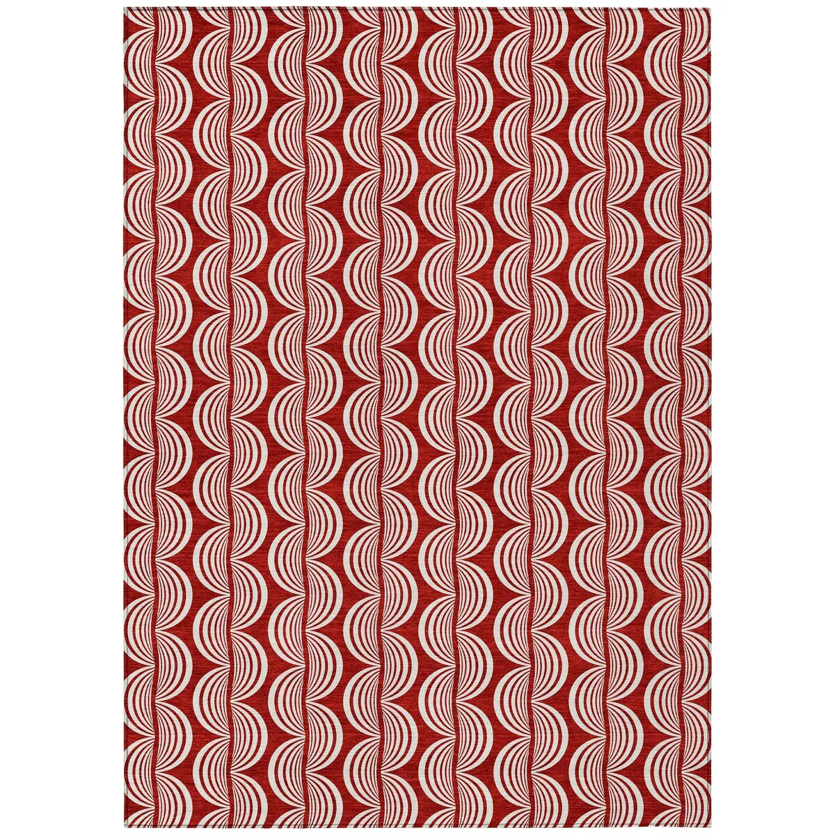 Machine Washable Indoor/ Outdoor Contemporary Chantille Rug