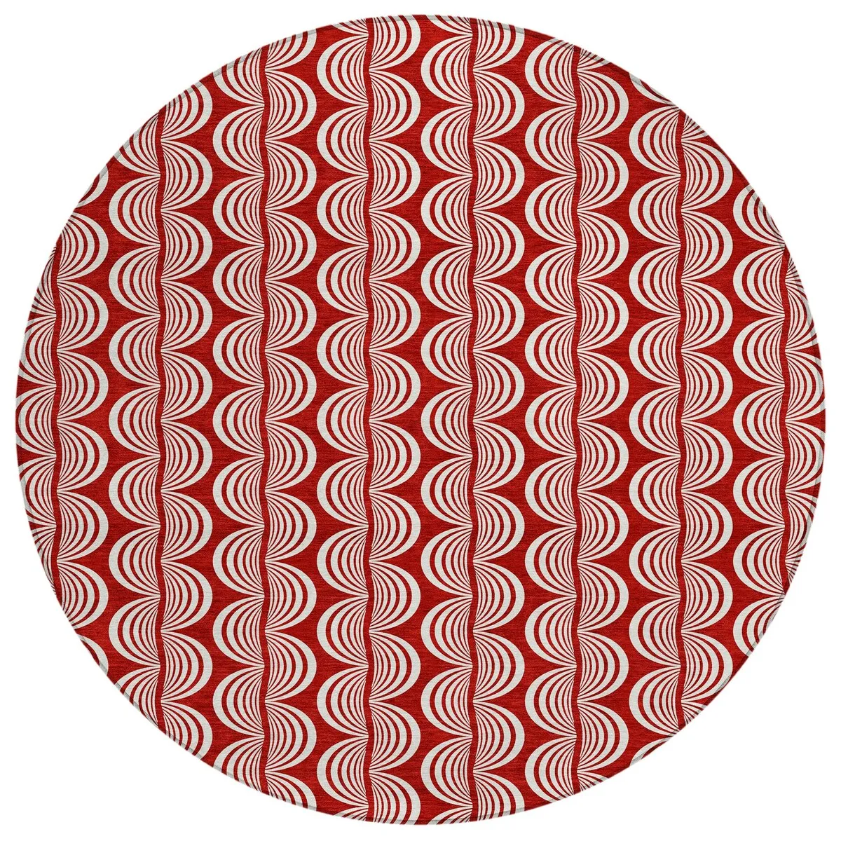 Machine Washable Indoor/ Outdoor Contemporary Chantille Rug