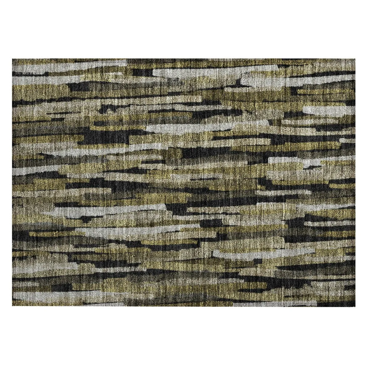 Machine Washable Indoor/ Outdoor Contemporary Chantille Rug