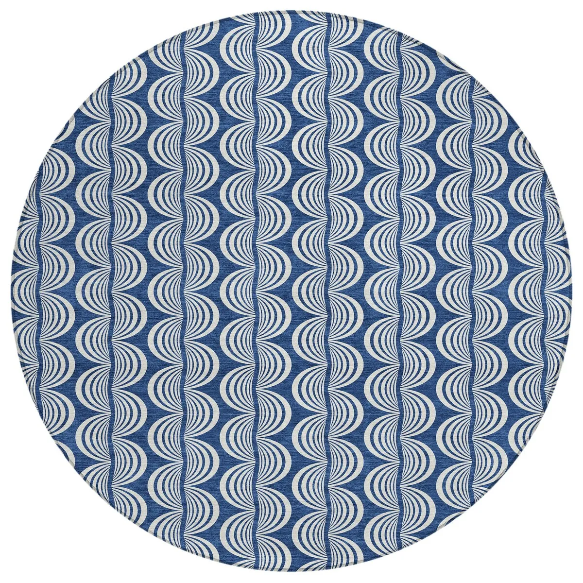 Machine Washable Indoor/ Outdoor Contemporary Chantille Rug