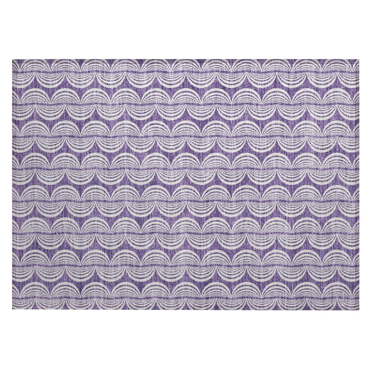 Machine Washable Indoor/ Outdoor Contemporary Chantille Rug