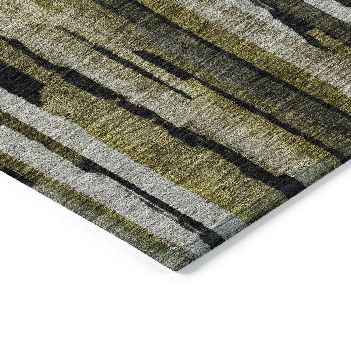 Machine Washable Indoor/ Outdoor Contemporary Chantille Rug