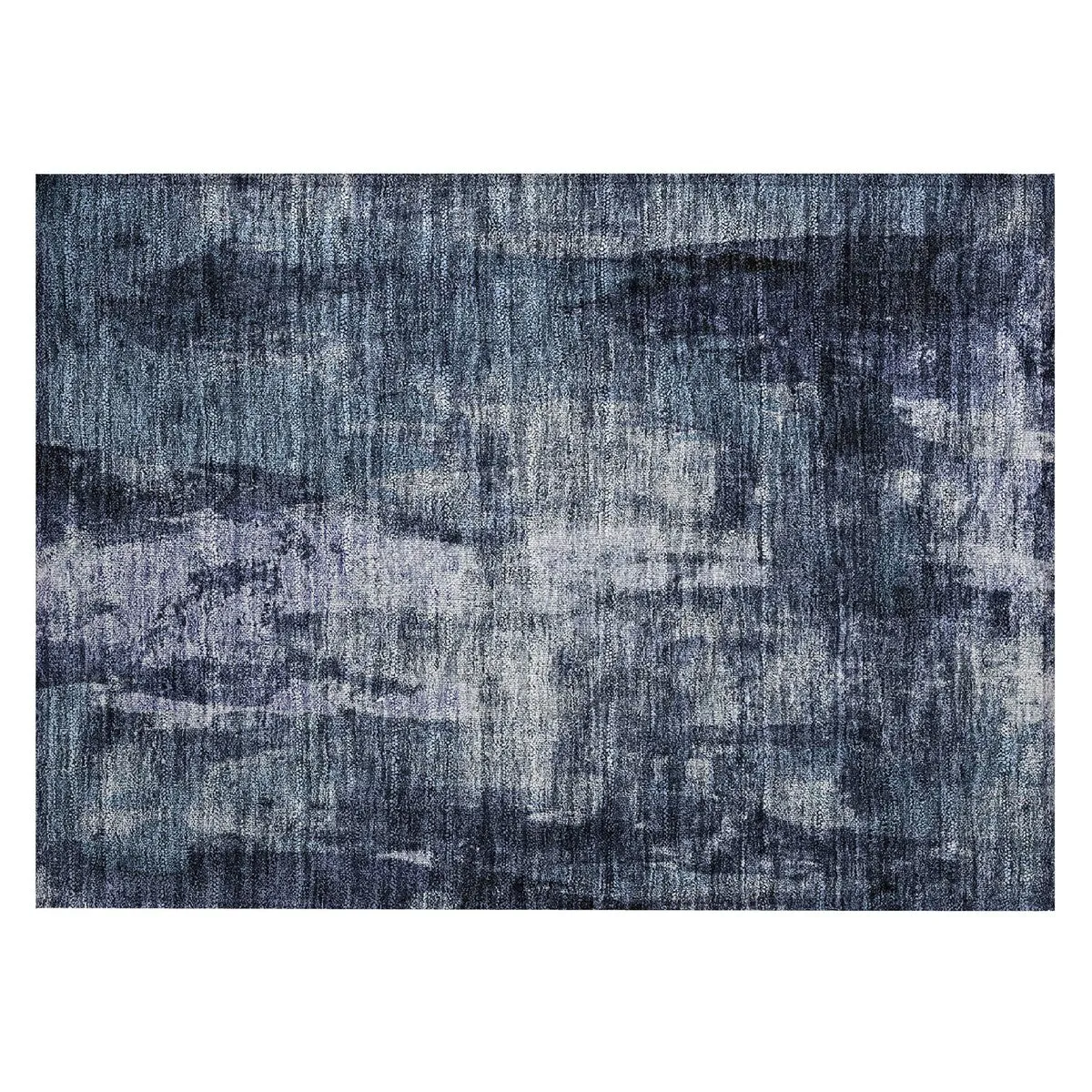 Machine Washable Indoor/ Outdoor Contemporary Chantille Rug