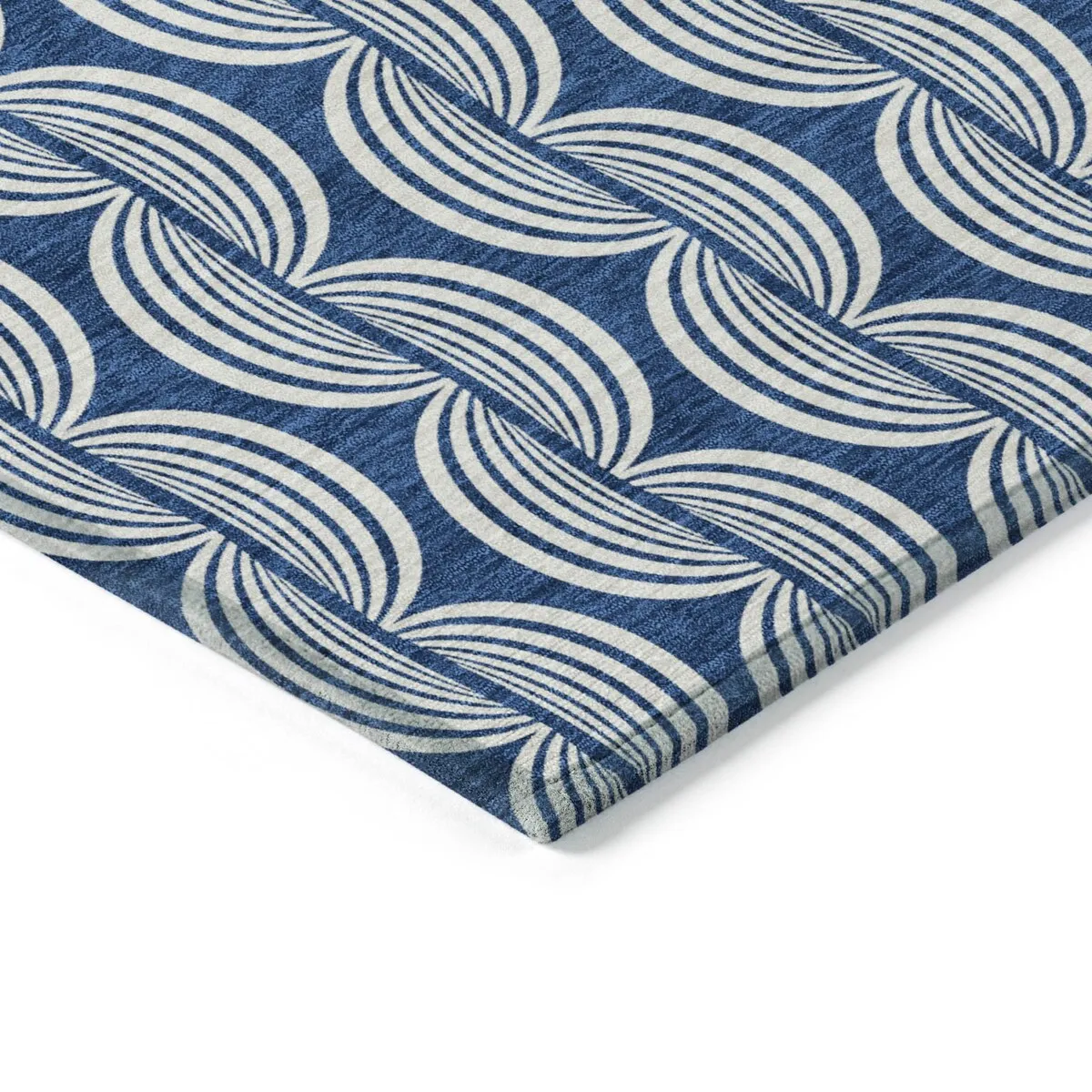 Machine Washable Indoor/ Outdoor Contemporary Chantille Rug