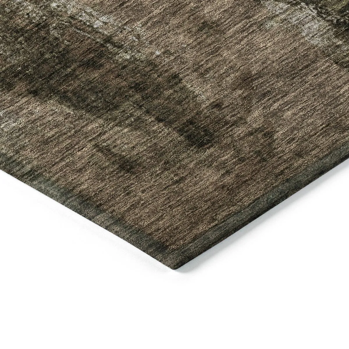 Machine Washable Indoor/ Outdoor Contemporary Chantille Rug