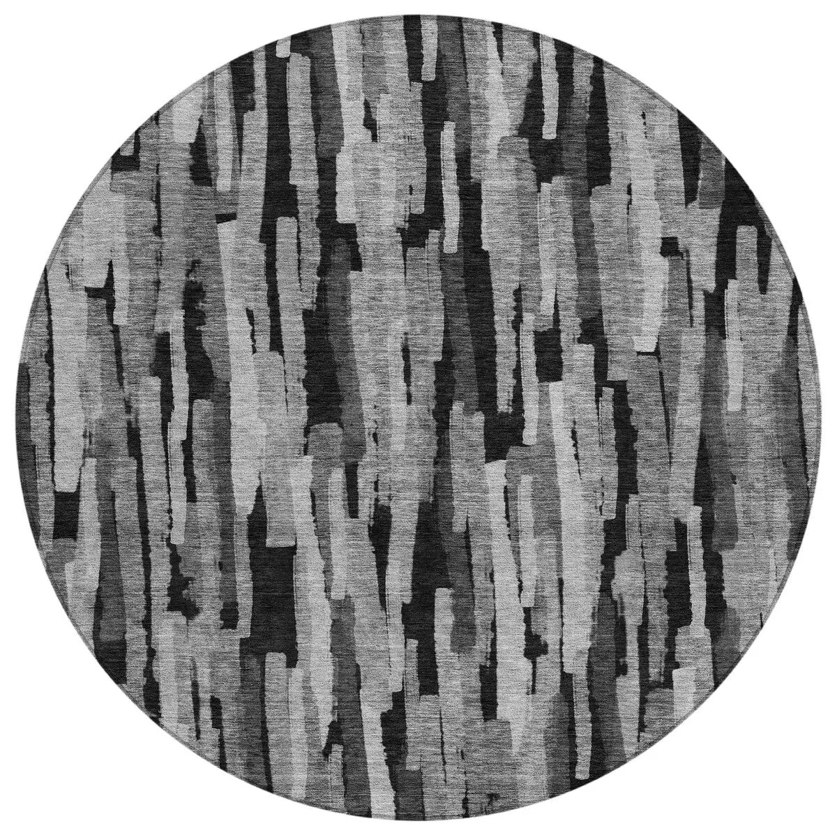 Machine Washable Indoor/ Outdoor Contemporary Chantille Rug