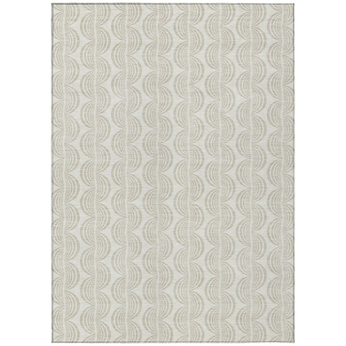 Machine Washable Indoor/ Outdoor Contemporary Chantille Rug