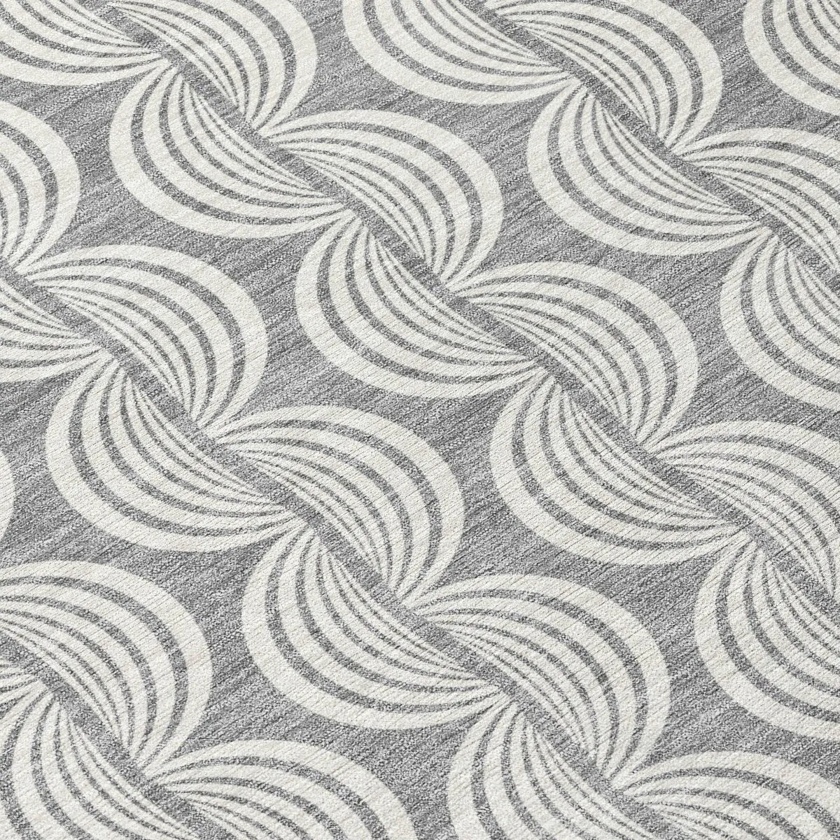Machine Washable Indoor/ Outdoor Contemporary Chantille Rug