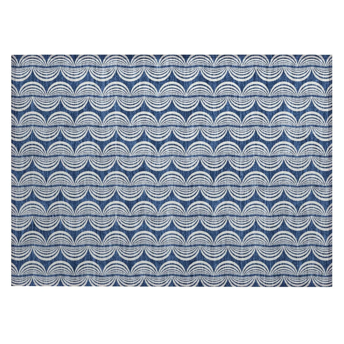 Machine Washable Indoor/ Outdoor Contemporary Chantille Rug