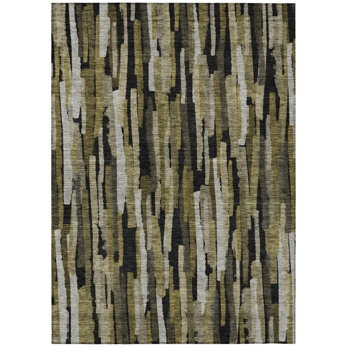 Machine Washable Indoor/ Outdoor Contemporary Chantille Rug