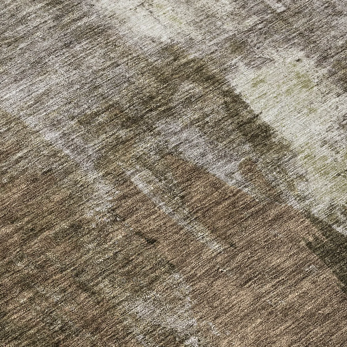 Machine Washable Indoor/ Outdoor Contemporary Chantille Rug