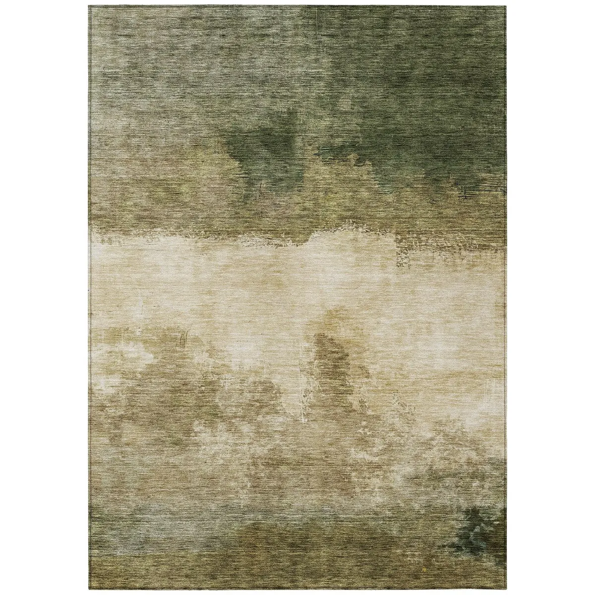 Machine Washable Indoor/ Outdoor Contemporary Chantille Rug
