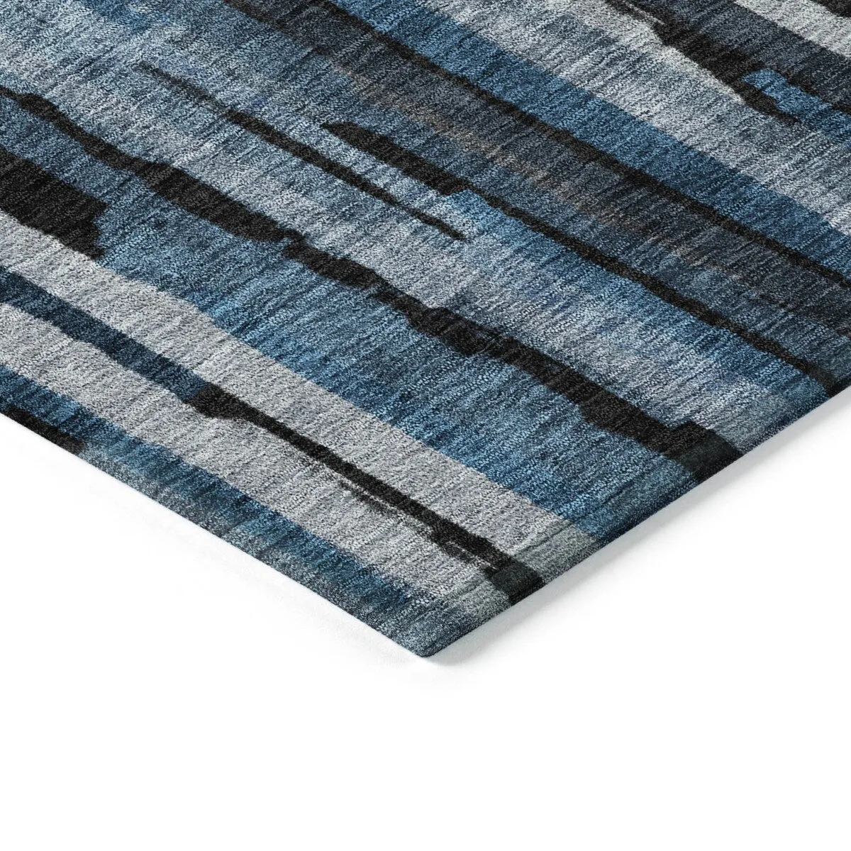 Machine Washable Indoor/ Outdoor Contemporary Chantille Rug